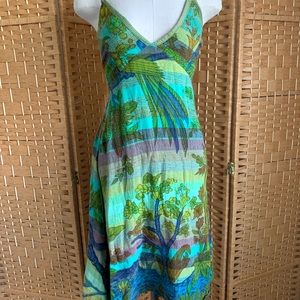 Boho linen sundress